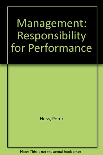 Management: Responsibility for Performance