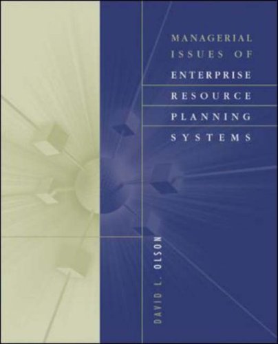 Managerial Issues of Enterprise Resource Planning Systems