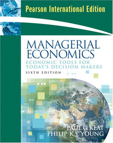 Managerial Economics:International Edition