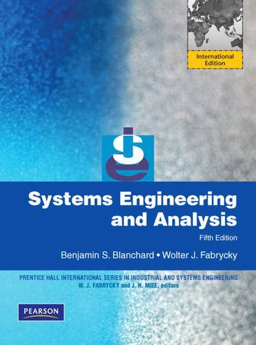 Systems Engineering and Analysis:International Edition