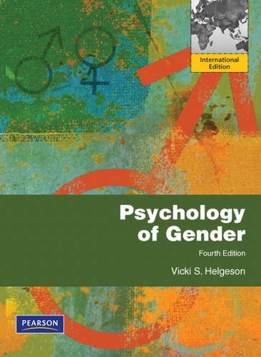 Psychology of Gender:International Edition