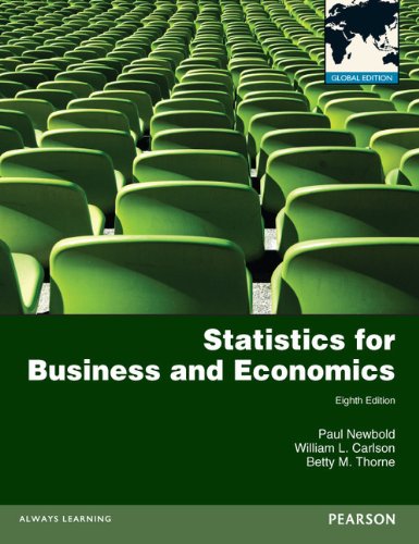 Statistics for Business and Economics with MyMathLab Global XL