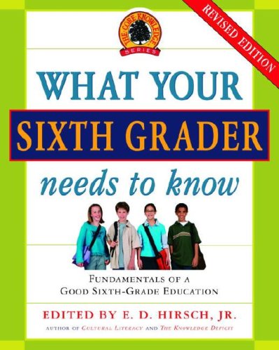 What Your Sixth Grader Needs to Know: Fundamentals of a Good Sixth-Grade Education (Core Knowledge Series)