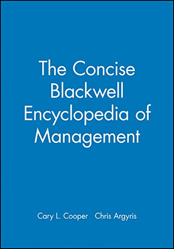 CONSE ENCY OF MNGT (Blackwell Business)