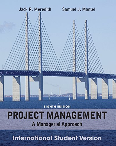 Project Management: A Managerial Approach.