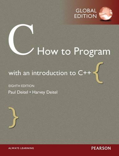 C How to Program with MyProgrammingLab
