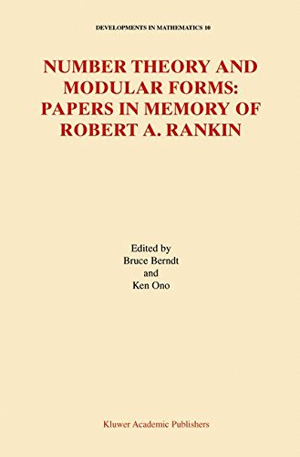 Number Theory and Modular Forms: Papers in Memory of Robert A. Rankin (Developments in Mathematics)