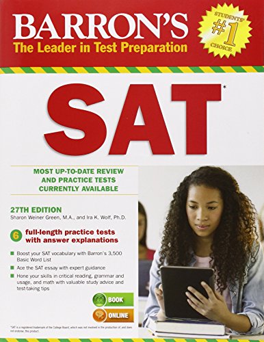 Barron s SAT, 27th Edition (Barron s Sat (Book Only))