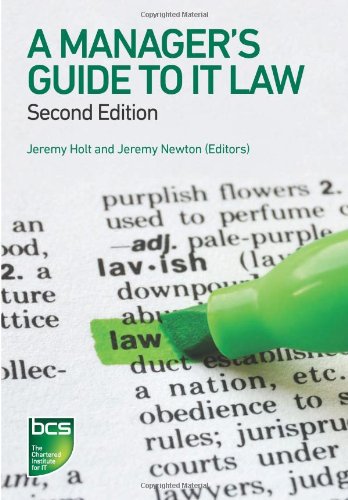 A Manager s Guide to IT Law