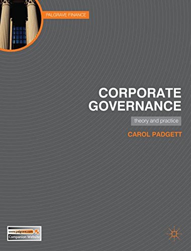Corporate Governance: Theory and Practice