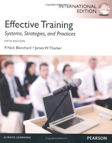 Effective Training: International Edition