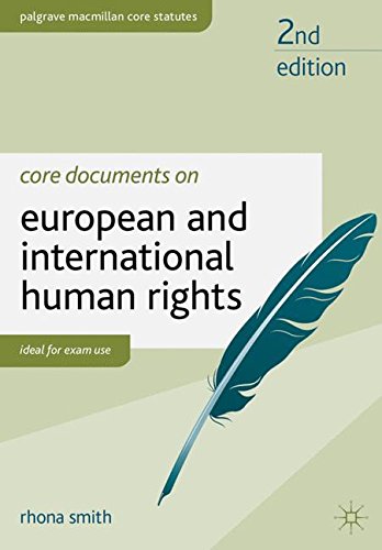 Core Documents on European and International Human Rights