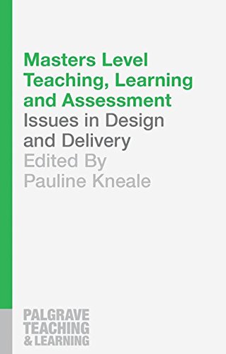 Masters Level Teaching, Learning and Assessment