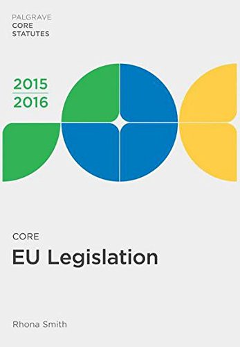 Core EU Legislation 2015-16