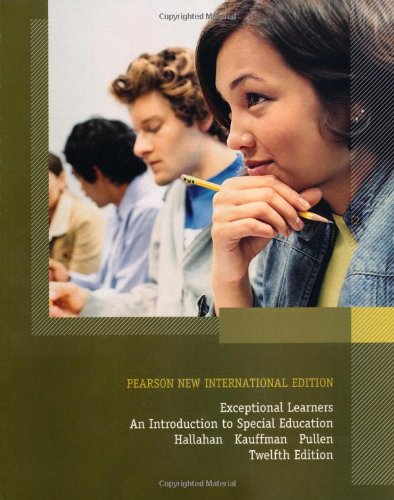 Exceptional Learners: Pearson New International Edition