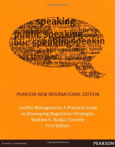 Conflict Management: Pearson New International Edition