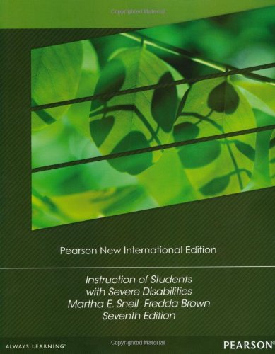 Instruction of Students with Severe Disabilities: Pearson New International Edition