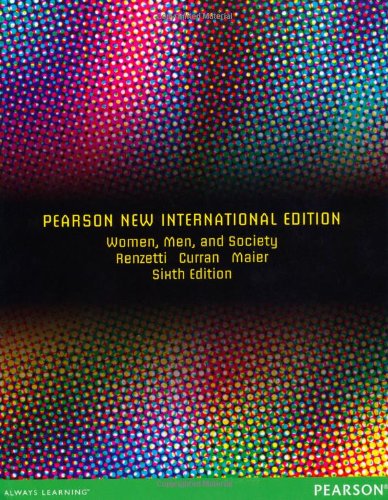 Women, Men, and Society: Pearson New International Edition