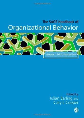 The SAGE Handbook of Organizational Behavior