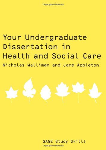 Your Undergraduate Dissertation in Health and Social Care