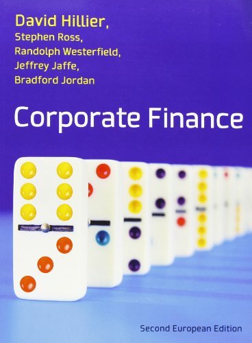 Corporate Finance European Edition by Hillier and Ross