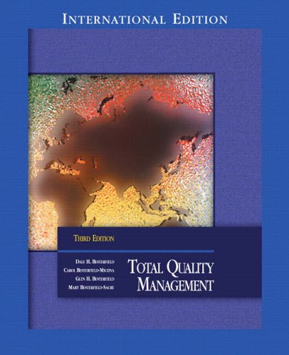 Total Quality Management:International Edition