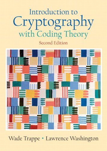 Introduction to Cryptography with Coding Theory