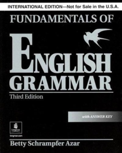 Azar Grammar Series Fundamentals of English Grammar Student Text, Full with Answer Key