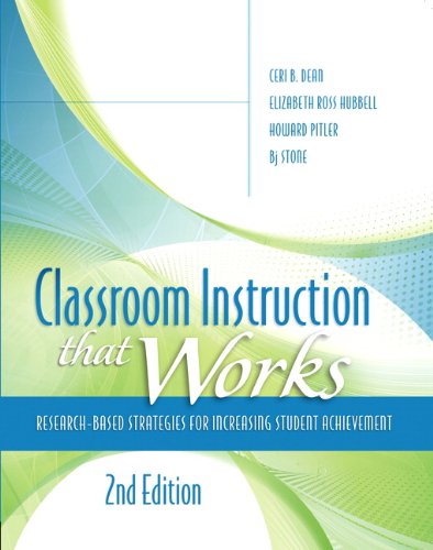 Classroom Instruction That Works: Research-based Strategies for Increasing Student Achievement (Pearson Teacher Education / Ascd College Textbook)