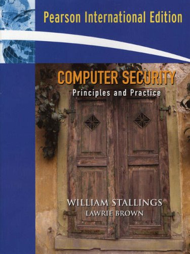 Computer Security:Principles and Practice: International Edition