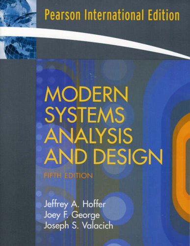 Modern Systems Analysis and Design