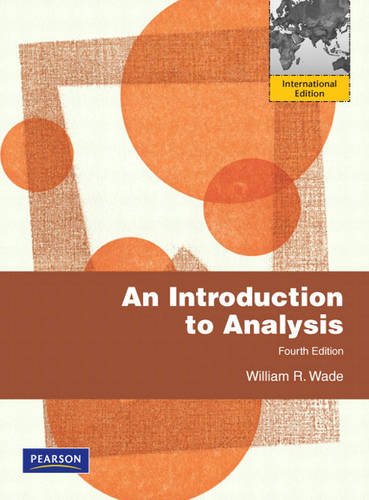 Introduction to Analysis:International Edition