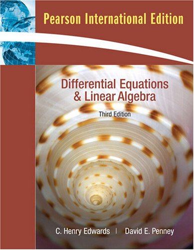 Differential Equations and Linear Algebra