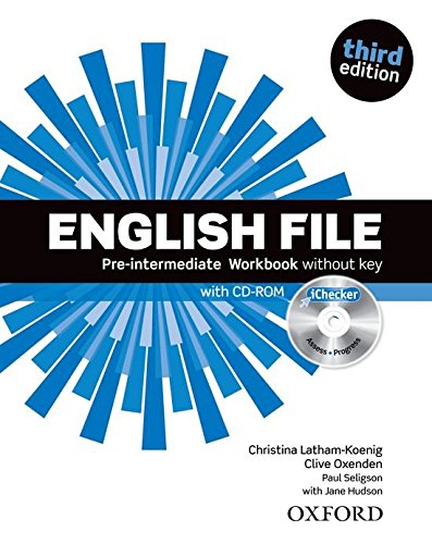 English File third edition: Pre-intermediate: Workbook without key and iChecker