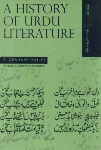 A History of Urdu Literature (Oxford in Asia Historical Reprints)