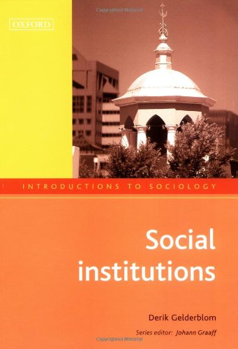 Introductions to Sociology: Social Institutions