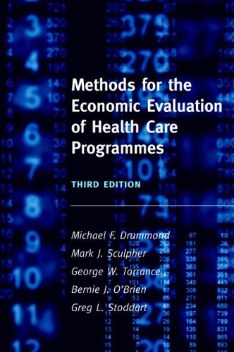 Methods for the Economic Evaluation of Health Care Programmes