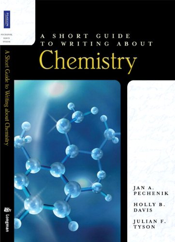 A Short Guide to Writing About Chemistry (Short Guides)