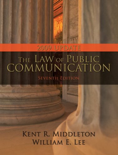 Law of Public Communication, 2009 Update Edition, The