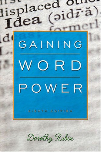 Gaining Word Power