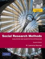 Social Research Methods: Qualitative and Quantitative Approaches