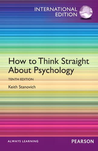 How to Think Straight About Psychology:International Edition