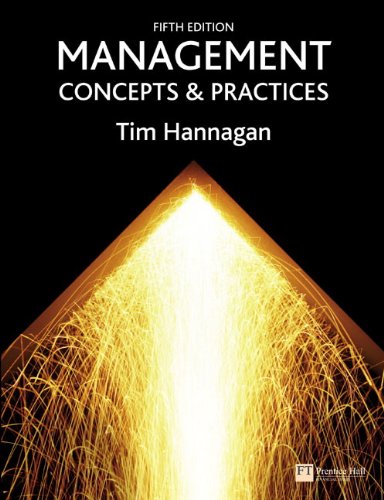 Management: Concepts and Practices