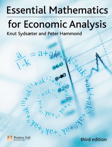 Essential Mathematics for Economic Analysis