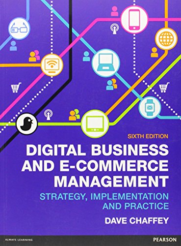 Digital Business and E-Commerce Management