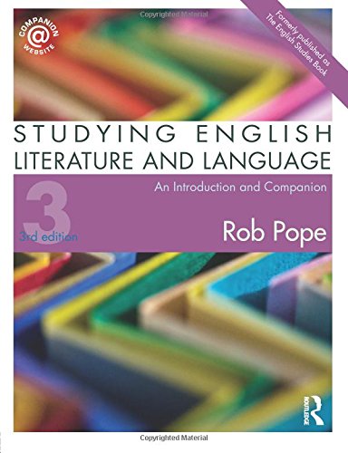 Studying English Literature and Language: An Introduction and Companion