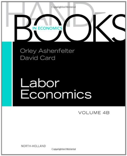 Handbook of Labor Economics