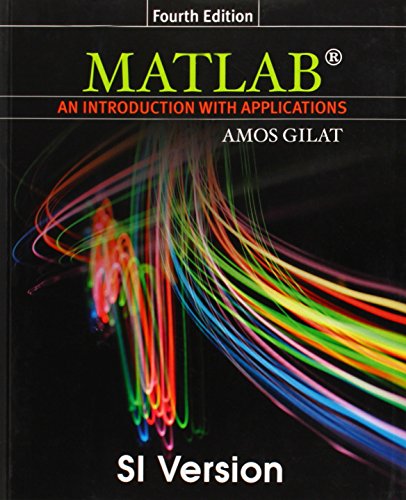 MATLAB: An Introduction with Applications