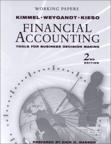 Working Papers to Accompany Financial Accounting: Making 2e Working Papers (Wse)