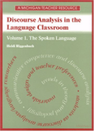 Discourse Analysis in the Language Classroom: The Spoken Language v. 1